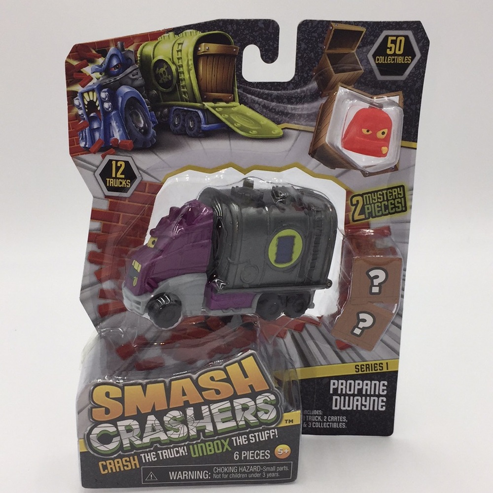 Smash Crashers Propane Dwayne Mystery Crash the Truck Unbox the Stuff